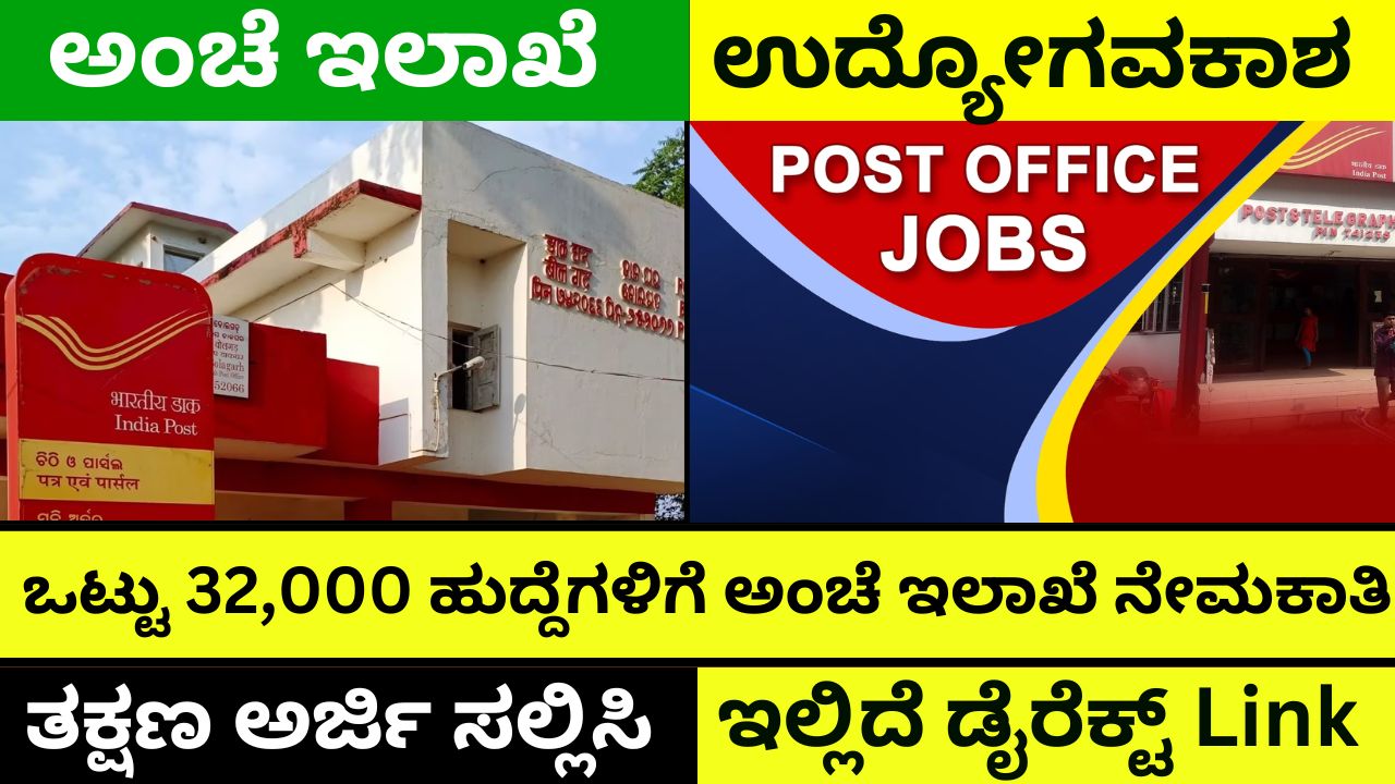 Job Vacancy in Postal Department